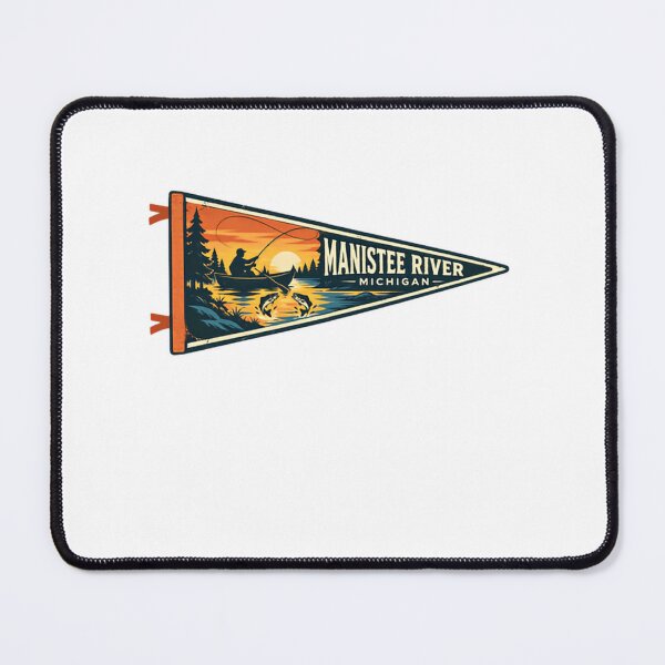 Item preview, Manistee River Michigan Fishing Angler Outdoors Travel designed and sold by Simsimah26Parks.