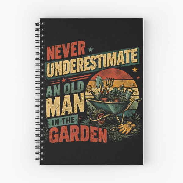 Item preview, Never Underestimate An Old Man In The Garden Gardening Grandfather Gift designed and sold by RetroMini2026.