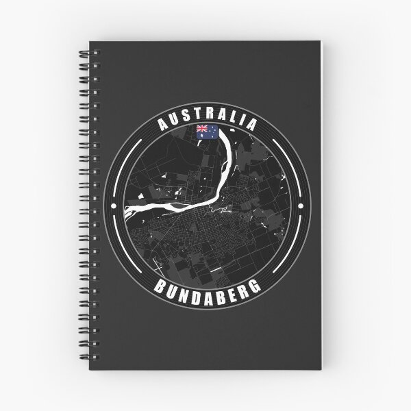 Item preview, Bundaberg Australia City Map  designed and sold by Thistle-TShop.