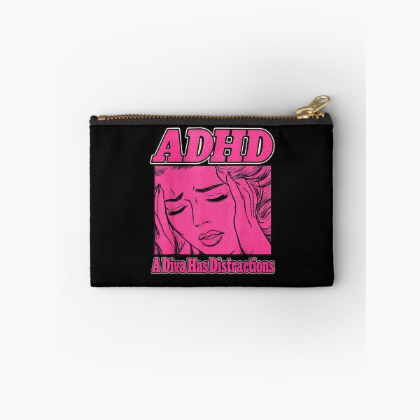 Item preview, ADHD A Diva Has Distractions Funny Retro Diva  designed and sold by marlo-quade.