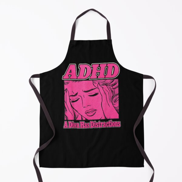 Artikelvorschau, ADHS Eine Diva lässt sich leicht ablenken Lustige Retro-Diva entworfen und verkauft von marlo-quade.