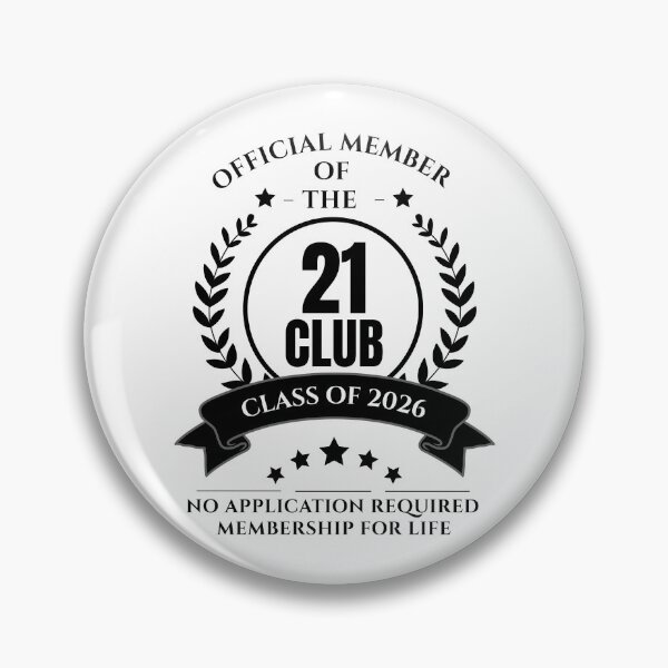 Item preview, Official Member of 21 Club Birthday designed and sold by NumbersFort.
