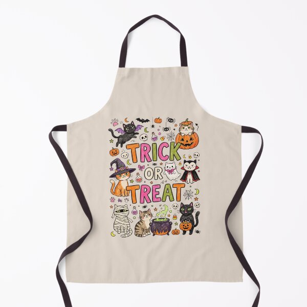 Item preview, Halloween Cats Trick Or Treat designed and sold by dudelinart.