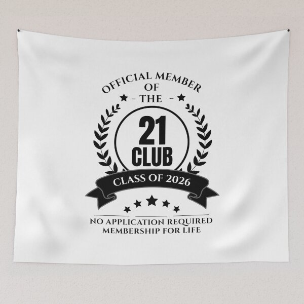 Item preview, Official Member of 21 Club Birthday designed and sold by NumbersFort.