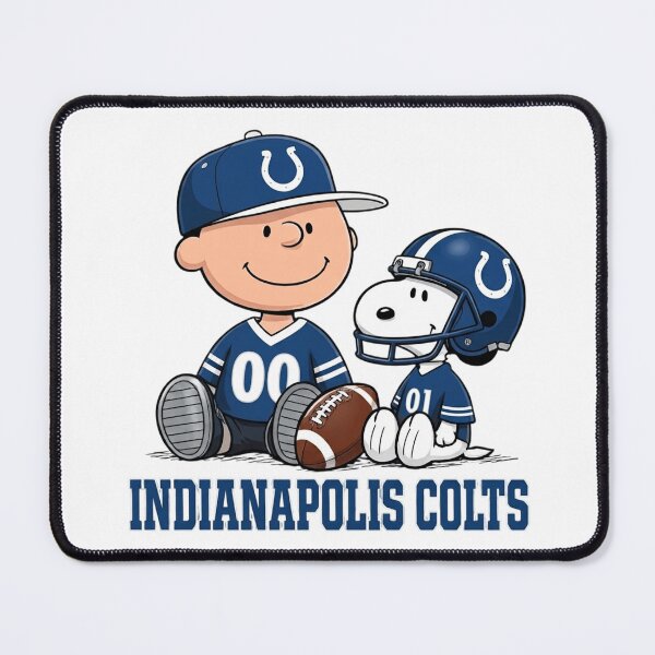 Item preview, Snoopy And Charlie Indianapolis Football Fan designed and sold by CaneufeyCip.