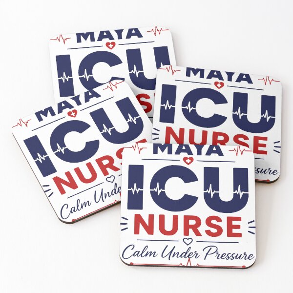 Item preview, ICU Nurse Maya | Calm Under Pressure | ICU Nursing designed and sold by TeeVerse27.