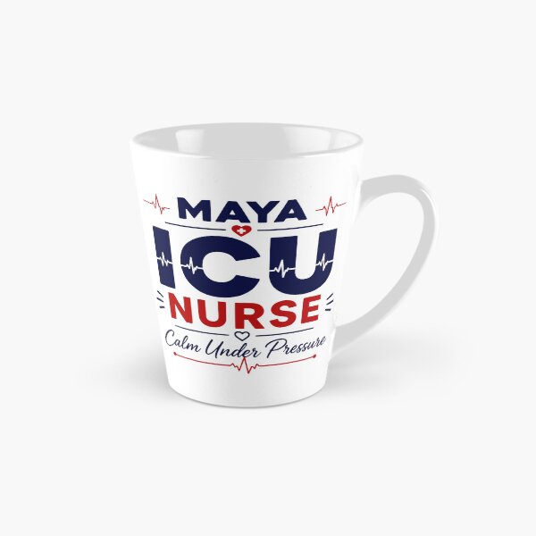 Item preview, ICU Nurse Maya | Calm Under Pressure | ICU Nursing designed and sold by TeeVerse27.