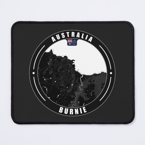 Item preview, Burnie Australia City Map designed and sold by Thistle-TShop.