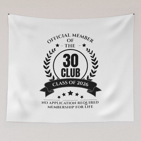 Item preview, Official Member of 30 Club Birthday designed and sold by NumbersFort.