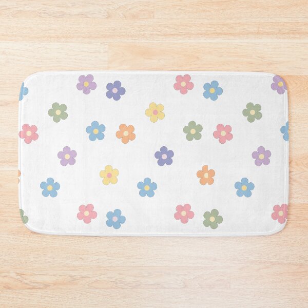 Item preview, Retro Pastel Daisy Flower Seamless Pattern designed and sold by CozyPaletteShop.