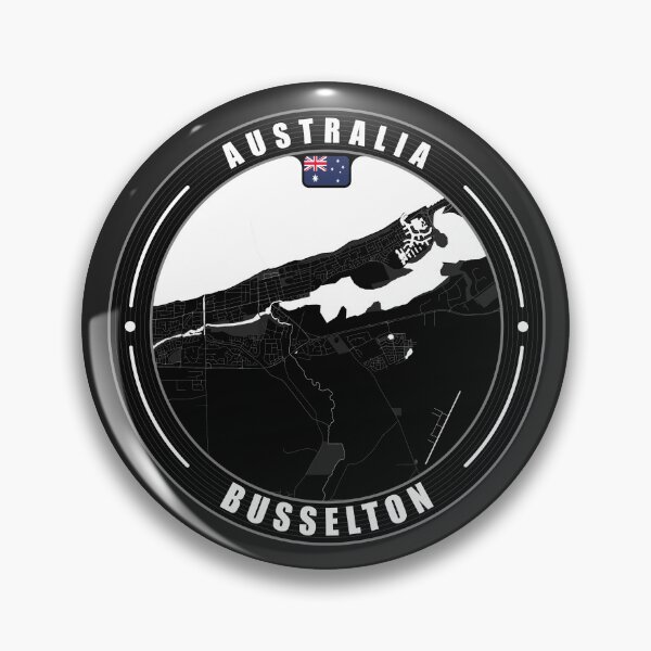 Item preview, Busselton Australia City Map  designed and sold by Thistle-TShop.