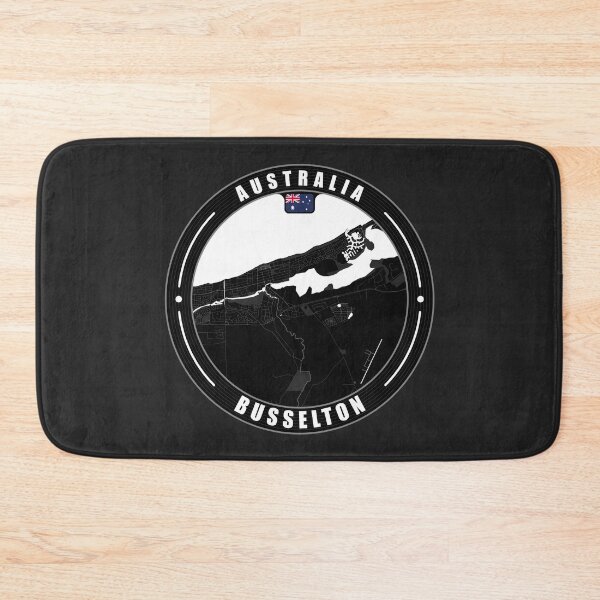 Item preview, Busselton Australia City Map  designed and sold by Thistle-TShop.