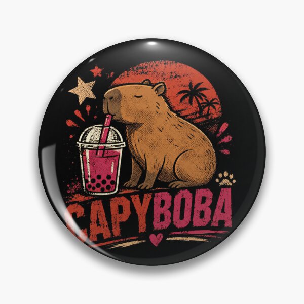 Item preview, Capyboba Capybara Bubble Tea Animal Lover designed and sold by JonesFlora2025.