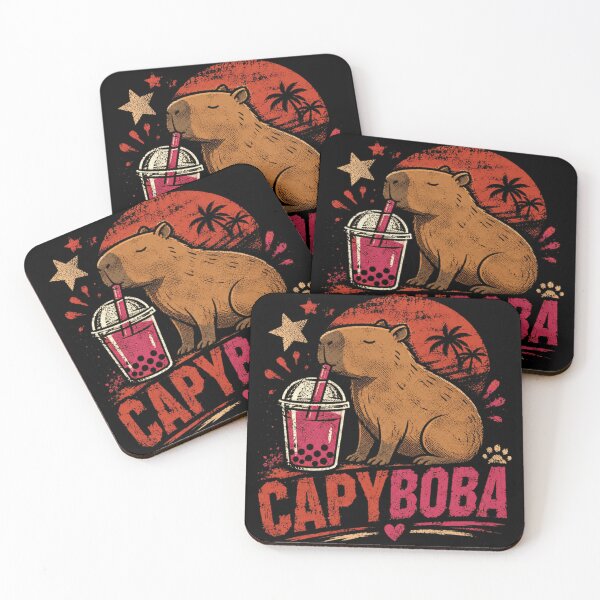 Item preview, Capyboba Capybara Bubble Tea Animal Lover designed and sold by JonesFlora2025.