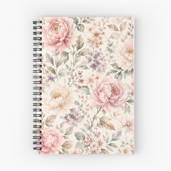 Item preview, Romantic Pastel Peonies and Wildflowers Pattern designed and sold by Mikena1996.