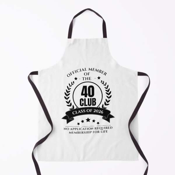 Item preview, Official Member of 40 Club Birthday designed and sold by NumbersFort.