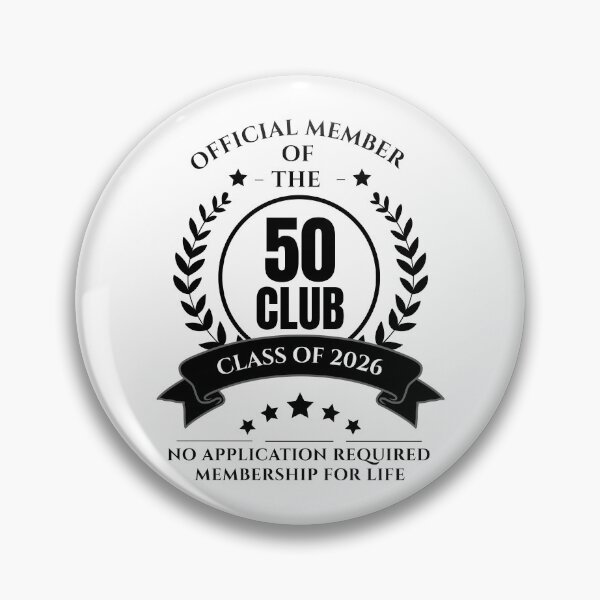 Item preview, Official Member of 50 Club Birthday designed and sold by NumbersFort.