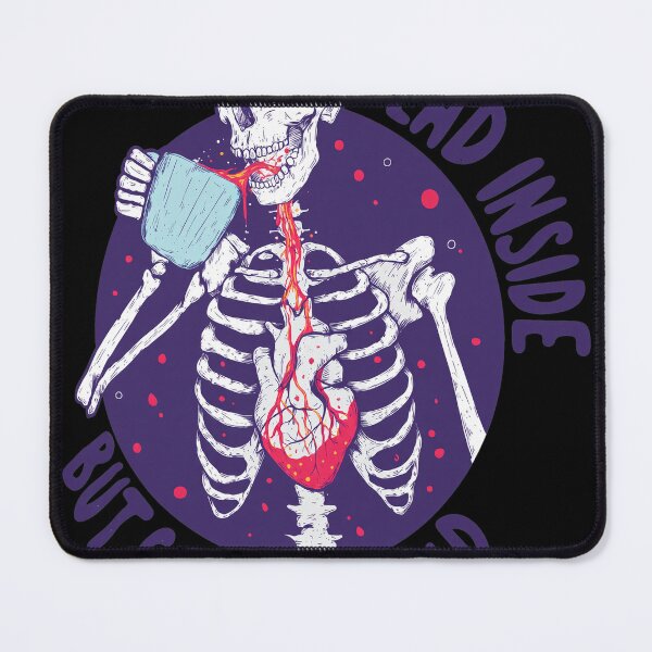 Item preview, Skeleton Drinking Coffee Dead Inside Caffeinated designed and sold by ANGELREYNOLS.