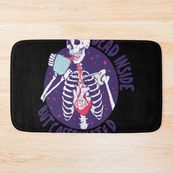 Item preview, Skeleton Drinking Coffee Dead Inside Caffeinated designed and sold by ANGELREYNOLS.