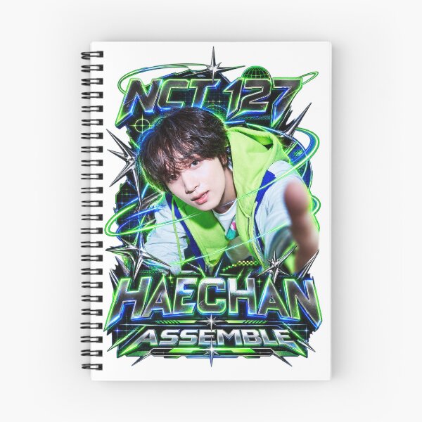 Item preview, Blingy Haechan NCT Electric Green Tribal Chrome Graphic designed and sold by Valeree Store.