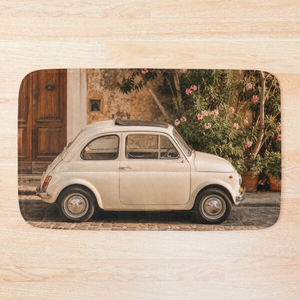 Item preview, Italian Street with Vintage Car and Flowers designed and sold by Soul & Nature Studio.