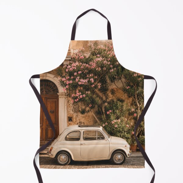 Item preview, Italian Street with Vintage Car and Flowers designed and sold by Soul & Nature Studio.