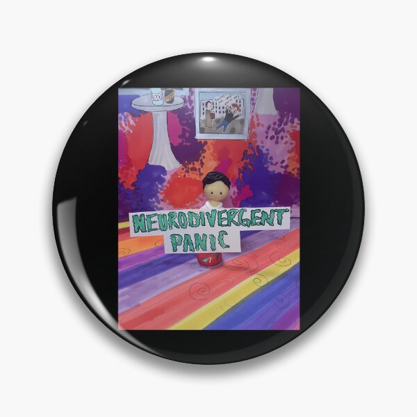 Item preview, Neurodivergent Panic designed and sold by nehme-art-house.