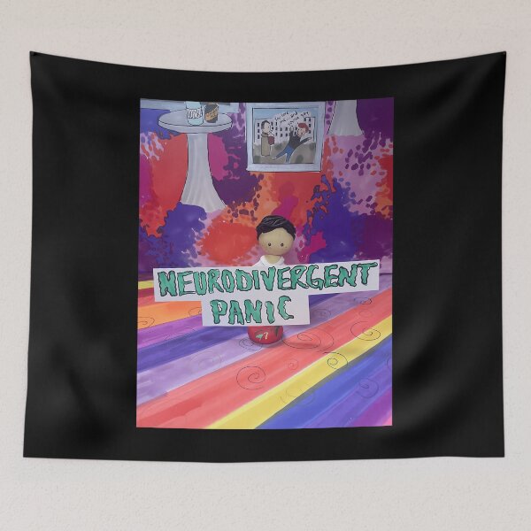 Item preview, Neurodivergent Panic designed and sold by nehme-art-house.