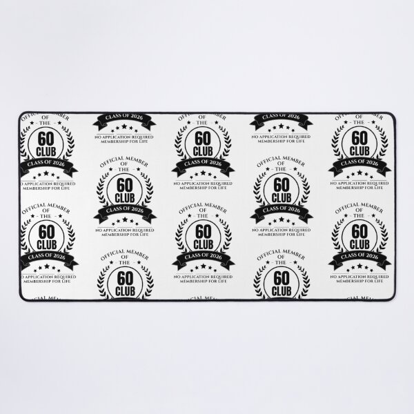 Item preview, Official Member of 60 Club Birthday designed and sold by NumbersFort.