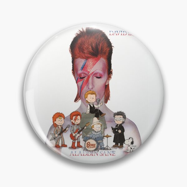 Artikelvorschau, Die Peanuts-Bande trifft auf Aladdin Sane entworfen und verkauft von DreaySketcher.