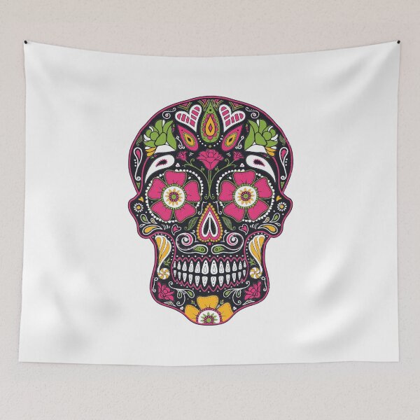 Item preview, Ornate Floral Skull Day Art Design designed and sold by ANGELREYNOLS.