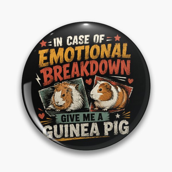 Item preview, In Case Of Emotional Breakdown Give Me A Guinea Pig Pet Owner Animal Lover designed and sold by JonesFlora2025.