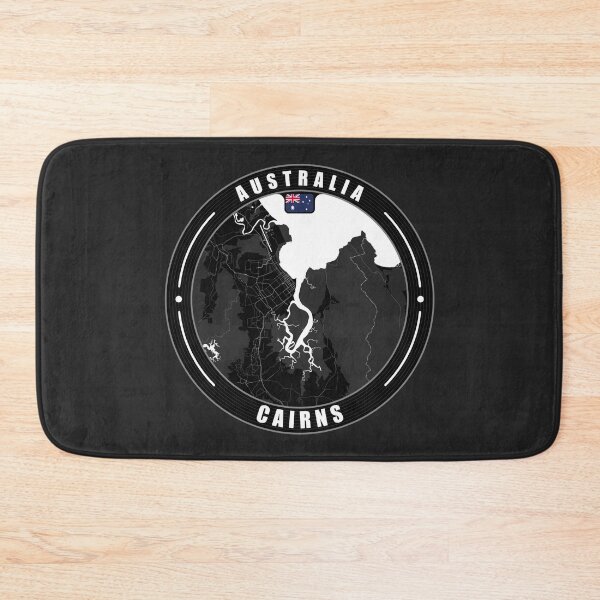 Item preview, Cairns Australia City Map  designed and sold by Thistle-TShop.