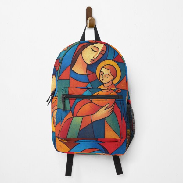 Item preview, Virgin Mary with Jesus illustration – Sacred Christian Art designed and sold by GalleryKauffeld.