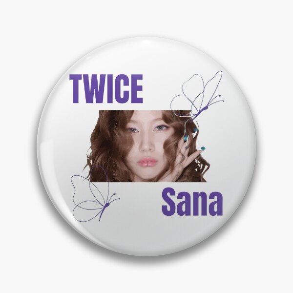 Item preview, TWICE Sana K-Pop Butterfly Portrait designed and sold by sesenlavadie.