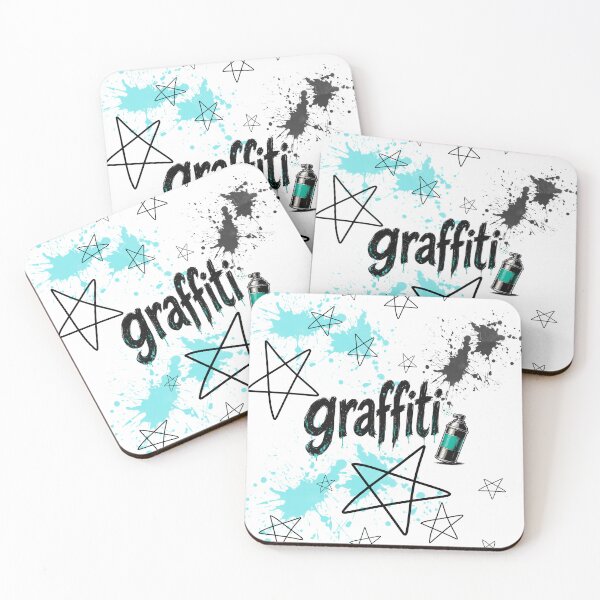 Item preview, Graffiti text with spray bottle designed and sold by BiteMyLine.