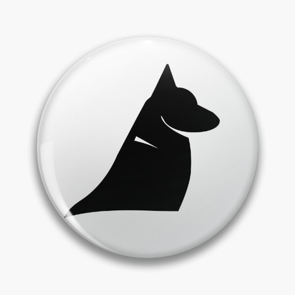 Item preview, Minimalist German Shepherd Dog Silhouette designed and sold by tineldesign.