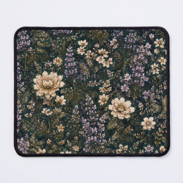 Item preview, Dark Vintage Wildflower Garden Floral Pattern designed and sold by Mikena1996.