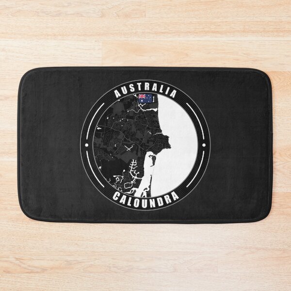 Item preview, Caloundra Australia City Map  designed and sold by Thistle-TShop.