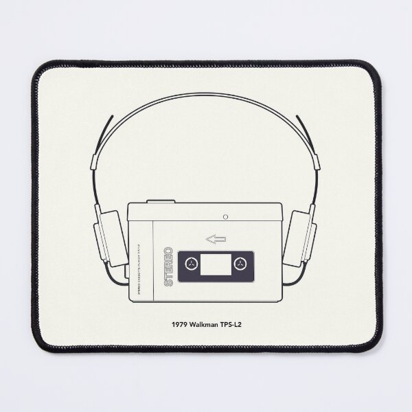 Item preview, Then: Walkman TPS-L2 - Line Art designed and sold by anuaramir.
