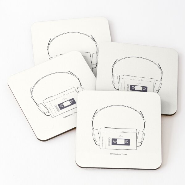 Item preview, Then: Walkman TPS-L2 - Line Art designed and sold by anuaramir.