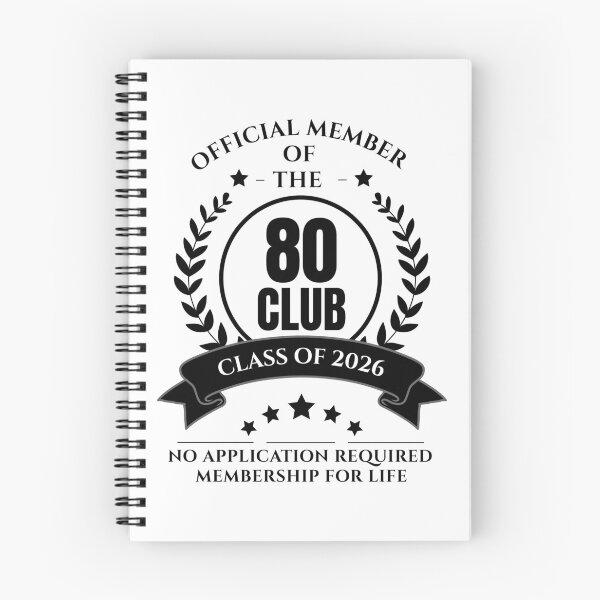 Item preview, Official Member of 80 Club Birthday designed and sold by NumbersFort.