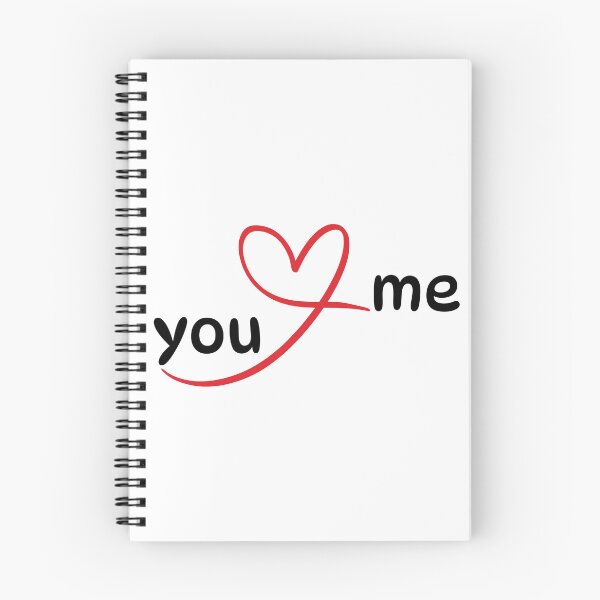 Item preview, You And Me Red Heart Line Art - Cute Couple Graphic designed and sold by Frafri92.