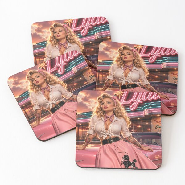 Item preview, Lydia's Diner Retro Pin up Design designed and sold by PinUpPavilion.