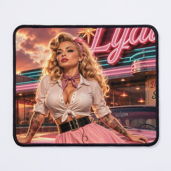 Item preview, Lydia's Diner Retro Pin up Design designed and sold by PinUpPavilion.