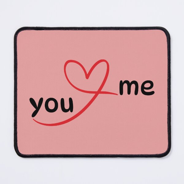 Item preview, You And Me Red Heart Line Art - Cute Couple Graphic designed and sold by Frafri92.