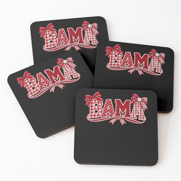 Item preview, Alabama Coquette Bow AL Vintage Sports Red Design designed and sold by JanetWilli.