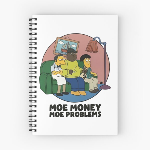 Item preview, The Simpsons x Notorious BIG Mo Money Moe Problems designed and sold by Moonifillst.
