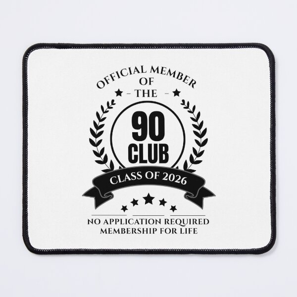 Item preview, Official Member of 90 Club Birthday designed and sold by NumbersFort.