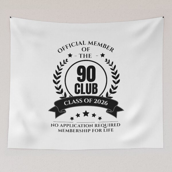 Item preview, Official Member of 90 Club Birthday designed and sold by NumbersFort.